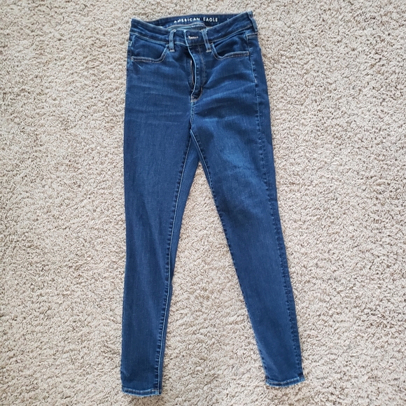 American Eagle Super Hi-Rise Jeggings Size 6 Regular - Picture 1 of 5
